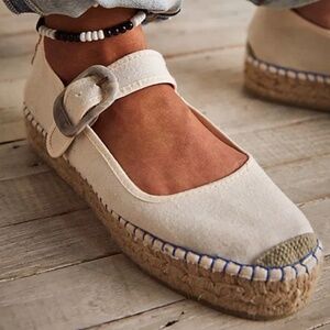 NWOT Free People Surfside 2.0 Mary Jane Espadrilles
